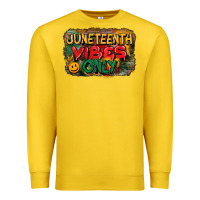 Lemon juneteenth vibes only Premium Sweatshirt - CowGirlArtShop