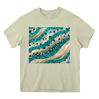Mossy turquoise glitter Heavy Core Tee - JahusDesignShop