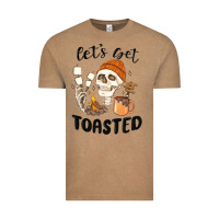Vintage Coffee let's get toasted camping Vintage Tee - MaliasSmallBusiness
