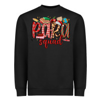 Black para squad christmas Heavyweight Sweatshirt - MaliasSmallBusiness