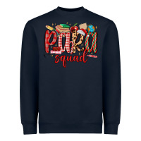 Navy para squad christmas Heavyweight Sweatshirt - MaliasSmallBusiness