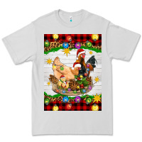 Dove Grey Christmas coop animals Premium Tee - Artiststas