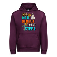 Mauve Wine God Will Direct Your Steps Urban Hoodie - BundleAndBundleShop