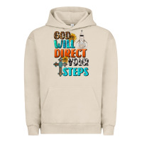 Pigment French Oak God Will Direct Your Steps Urban Hoodie - BundleAndBundleShop