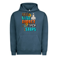 Pigment Midnight Navy God Will Direct Your Steps Urban Hoodie - BundleAndBundleShop