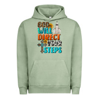 Pigment Oil Green God Will Direct Your Steps Urban Hoodie - BundleAndBundleShop