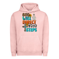 Pigment Salmon God Will Direct Your Steps Urban Hoodie - BundleAndBundleShop