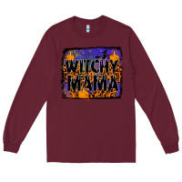 Burgundy witchy mama Long Sleeve Tee - JahusDesignShop
