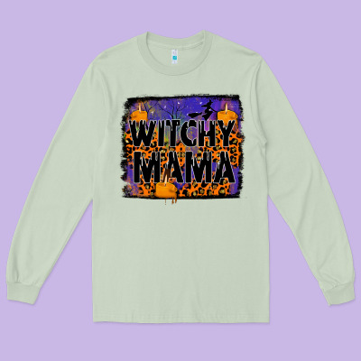 Witchy Mama Long Sleeve Tee Designed By Jahusdesignshop