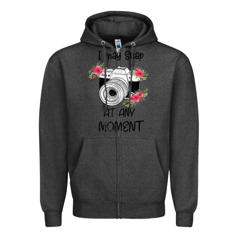 I May Snap At Any Moment Zipper Hoodie by Bettercallsaul | Teevron