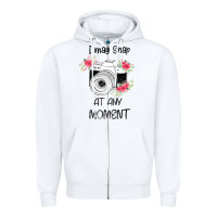 White I May Snap At Any Moment Zipper Hoodie - Bettercallsaul