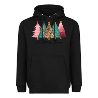 Black christmas trees Heavyweight Hoodie - CowGirlArtShop