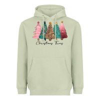 Matcha christmas trees Heavyweight Hoodie - CowGirlArtShop