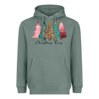 Sage christmas trees Heavyweight Hoodie - CowGirlArtShop