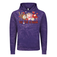 Cloud Purple tis the season baseball Vintage Hoodie - MaliasSmallBusiness