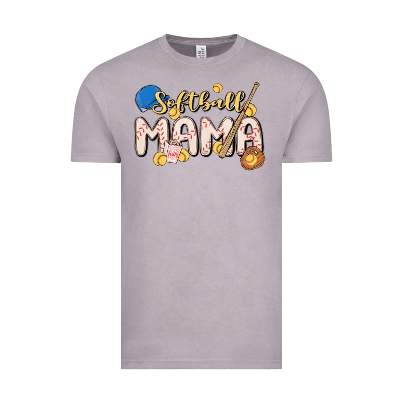 Softball Mama Vintage Tee by MaliasSmallBusiness | Teevron