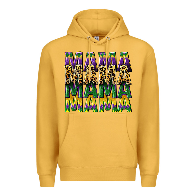 Mama Mardi Gras Premium Hoodie by CowGirlArtShop | Teevron