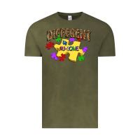 Vintage Olive different is au some Vintage Tee - JahusDesignShop