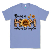 Colony Blue being a mom makes my life complete Classic Tee - MaliasSmallBusiness