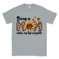 Heather Grey being a mom makes my life complete Classic Tee - MaliasSmallBusiness