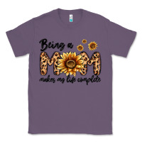 Lavender being a mom makes my life complete Classic Tee - MaliasSmallBusiness