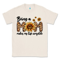 Natural being a mom makes my life complete Classic Tee - MaliasSmallBusiness