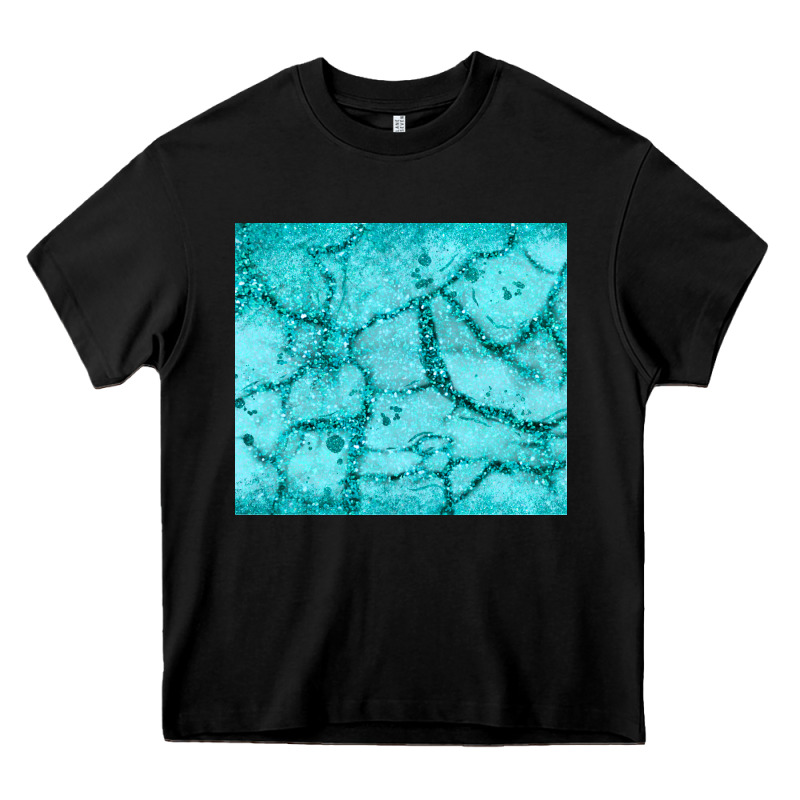 Turquoise Glitter Heavy Core Tee by JahusDesignShop | Teevron