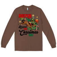 Chestnut rockin around the christmas tree Long Sleeve Tee - MaliasSmallBusiness