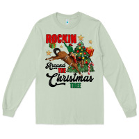 Matcha rockin around the christmas tree Long Sleeve Tee - MaliasSmallBusiness