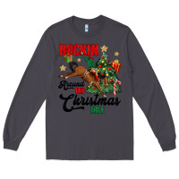 Smoke rockin around the christmas tree Long Sleeve Tee - MaliasSmallBusiness