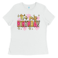 White it's my birthday Ladies Tee - JahusDesignShop