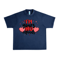 Navy i'm yours no refunds Urban Heavy Tee - MaliasSmallBusiness
