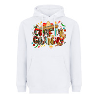 White Cinco de mayo crafty granny Heavyweight Hoodie - CowGirlArtShop