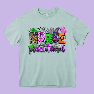 Nurse Practitioner Heavy Core Tee Designed By Adodesignshop