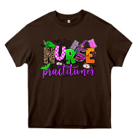 Chocolate Brown nurse practitioner Heavy Core Tee - AdoDesignShop