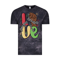 Cloud Black love juneteenth Vintage Tee - MaliasSmallBusiness