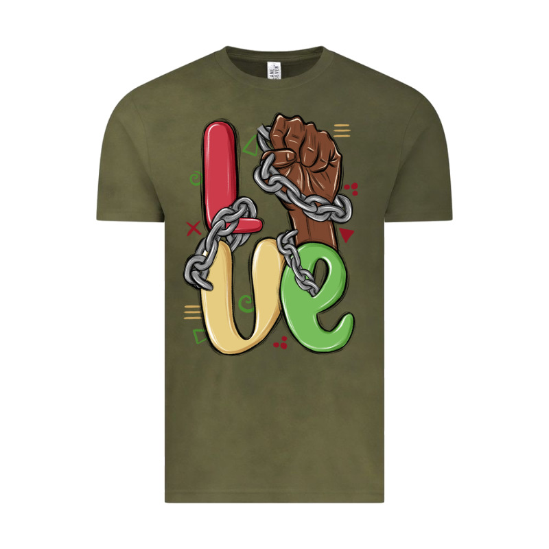 Love Juneteenth Vintage Tee by MaliasSmallBusiness | Teevron