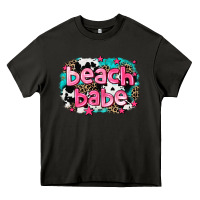 Asphalt beach babe Heavy Core Tee - AdoDesignShop