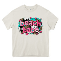 Cream beach babe Heavy Core Tee - AdoDesignShop