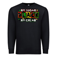 Black no sugar no cream black Premium Sweatshirt - CowGirlArtShop