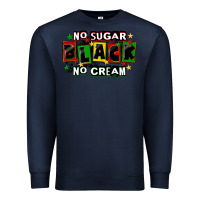 Navy no sugar no cream black Premium Sweatshirt - CowGirlArtShop