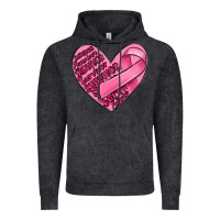 Vintage Black heart breast cancer Vintage Hoodie - MaliasSmallBusiness