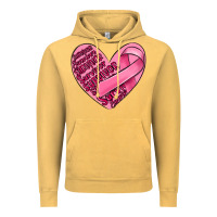 Vintage Mustard heart breast cancer Vintage Hoodie - MaliasSmallBusiness