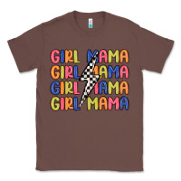 Chestnut girl mama lightning bolt Classic Tee - MaliasSmallBusiness
