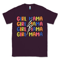 Plum girl mama lightning bolt Classic Tee - MaliasSmallBusiness