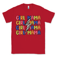 Red girl mama lightning bolt Classic Tee - MaliasSmallBusiness