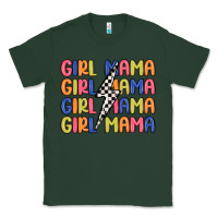 Sports Green girl mama lightning bolt Classic Tee - MaliasSmallBusiness