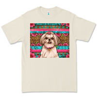 Bone shih tzu floral tumbler Premium Tee - JahusDesignShop