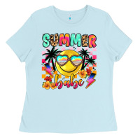 Baby Blue summer babe Ladies Tee - JahusDesignShop
