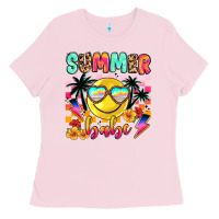Bubblegum Pink summer babe Ladies Tee - JahusDesignShop